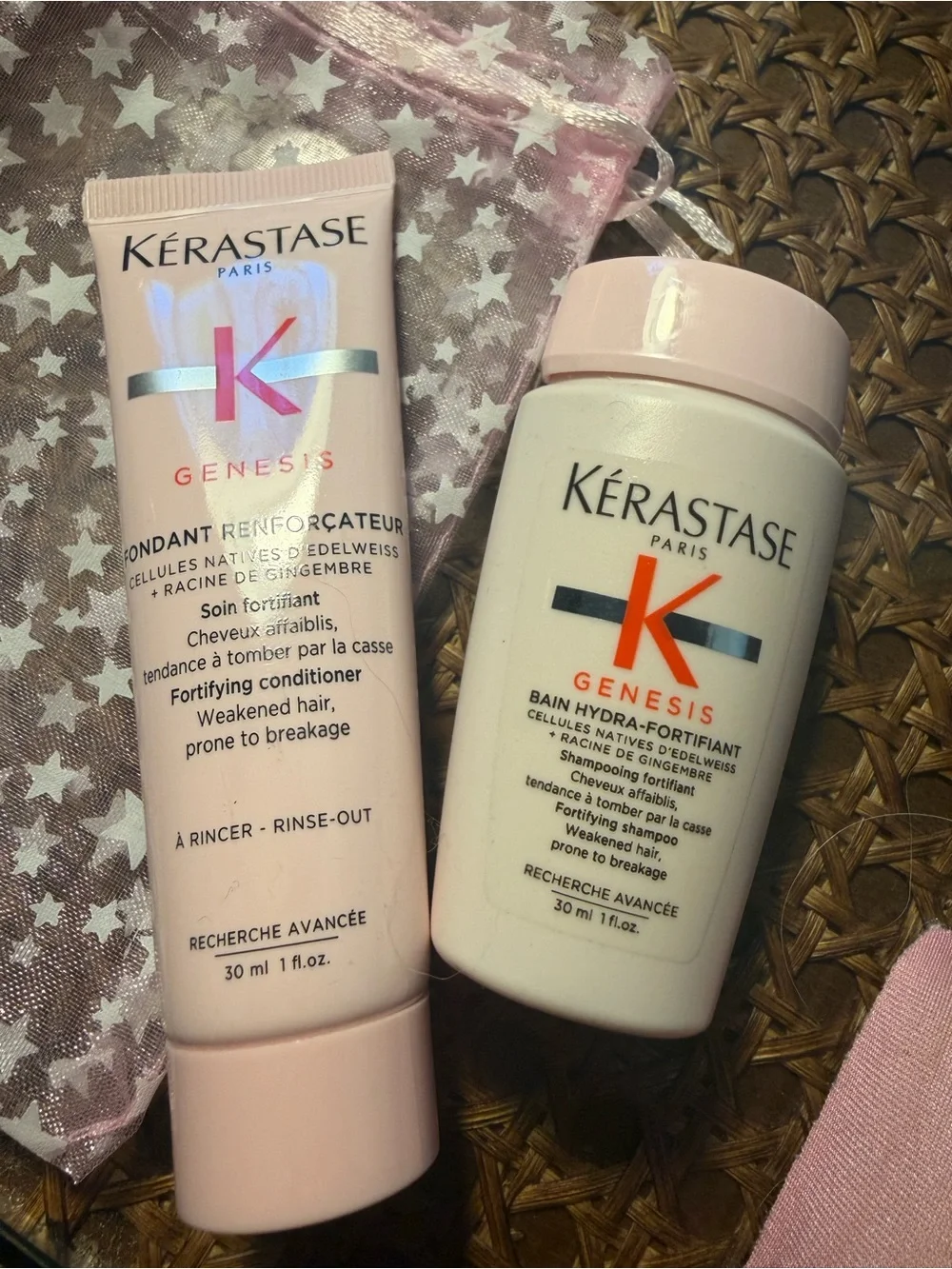 KERASTASE GENESIS SHAMPOO CONDITIONER SET 1oz each New